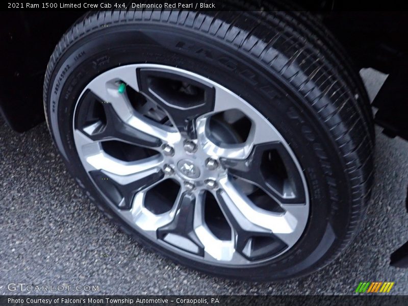 Delmonico Red Pearl / Black 2021 Ram 1500 Limited Crew Cab 4x4