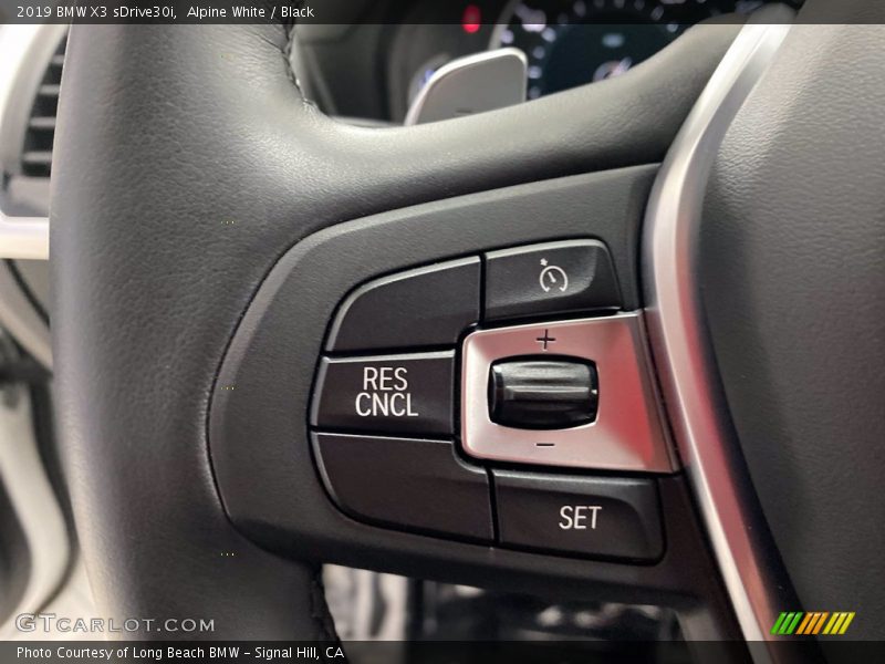 Alpine White / Black 2019 BMW X3 sDrive30i