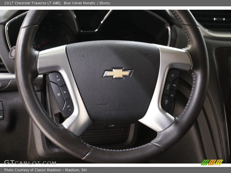 Blue Velvet Metallic / Ebony 2017 Chevrolet Traverse LT AWD