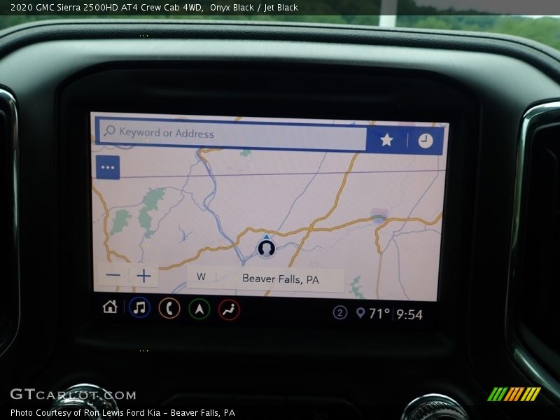 Onyx Black / Jet Black 2020 GMC Sierra 2500HD AT4 Crew Cab 4WD