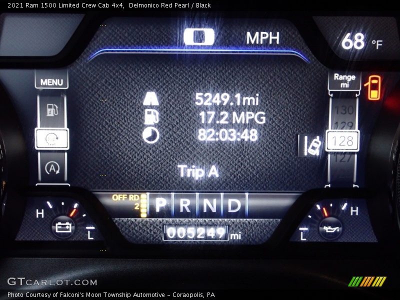 Delmonico Red Pearl / Black 2021 Ram 1500 Limited Crew Cab 4x4