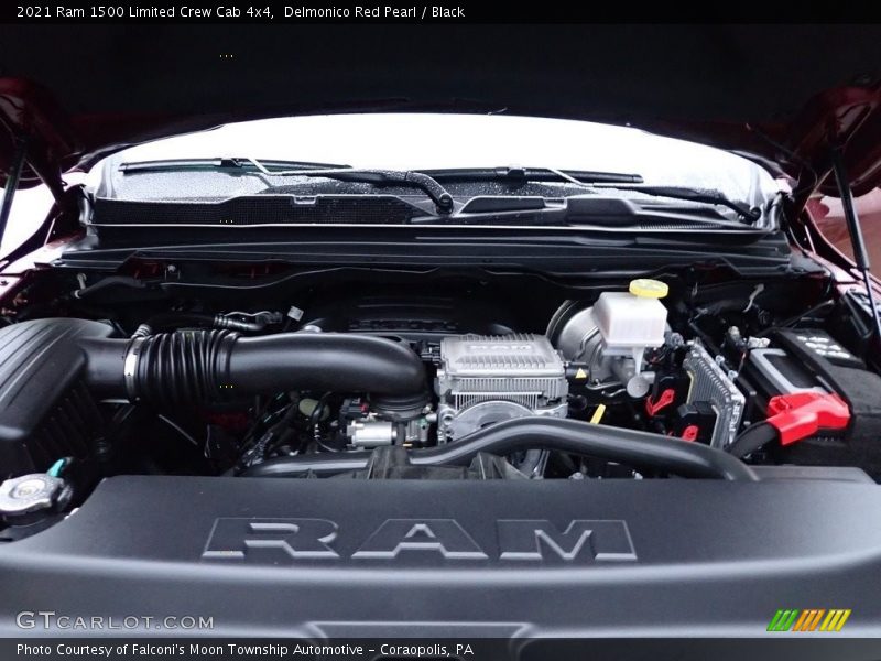 Delmonico Red Pearl / Black 2021 Ram 1500 Limited Crew Cab 4x4