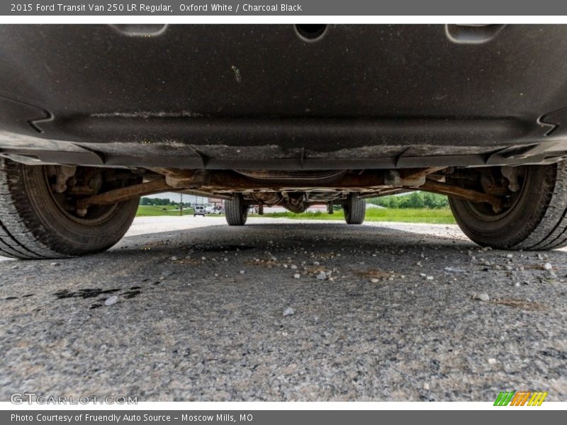 Oxford White / Charcoal Black 2015 Ford Transit Van 250 LR Regular