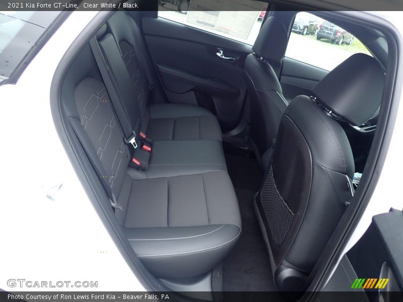Clear White / Black 2021 Kia Forte GT-Line