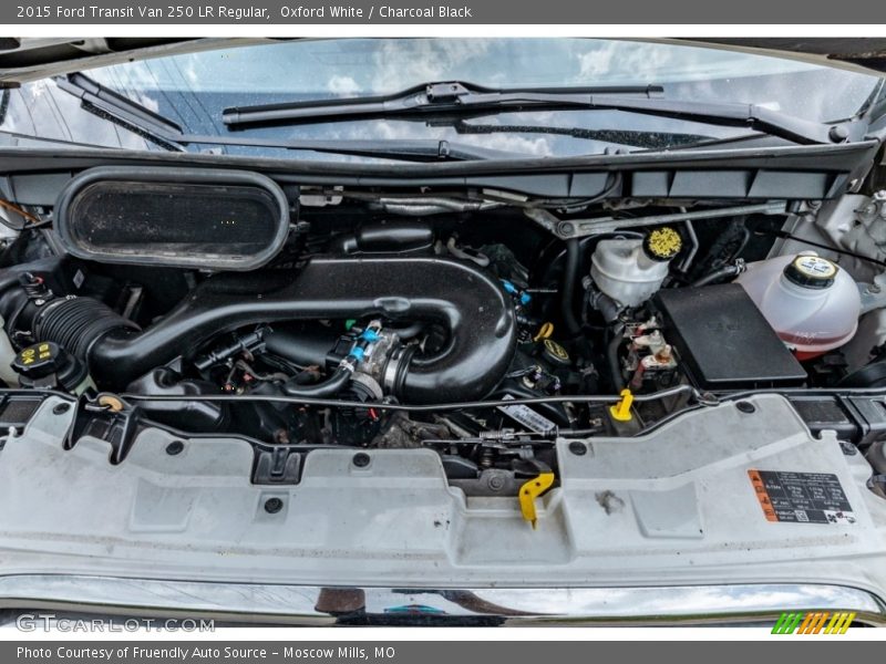 Oxford White / Charcoal Black 2015 Ford Transit Van 250 LR Regular