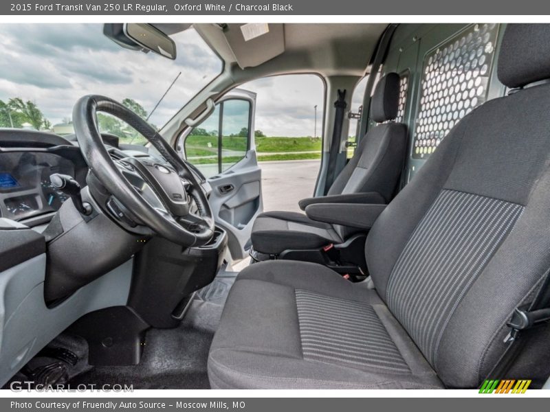 Oxford White / Charcoal Black 2015 Ford Transit Van 250 LR Regular