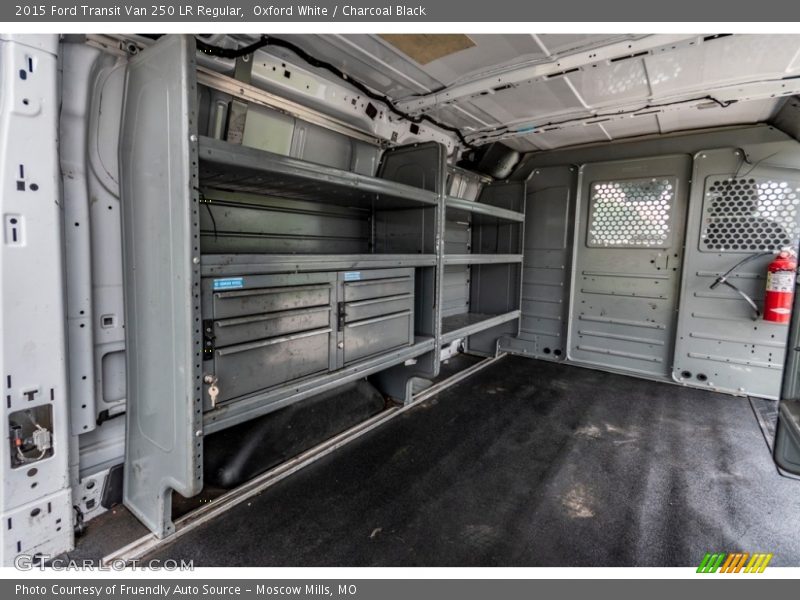 Oxford White / Charcoal Black 2015 Ford Transit Van 250 LR Regular