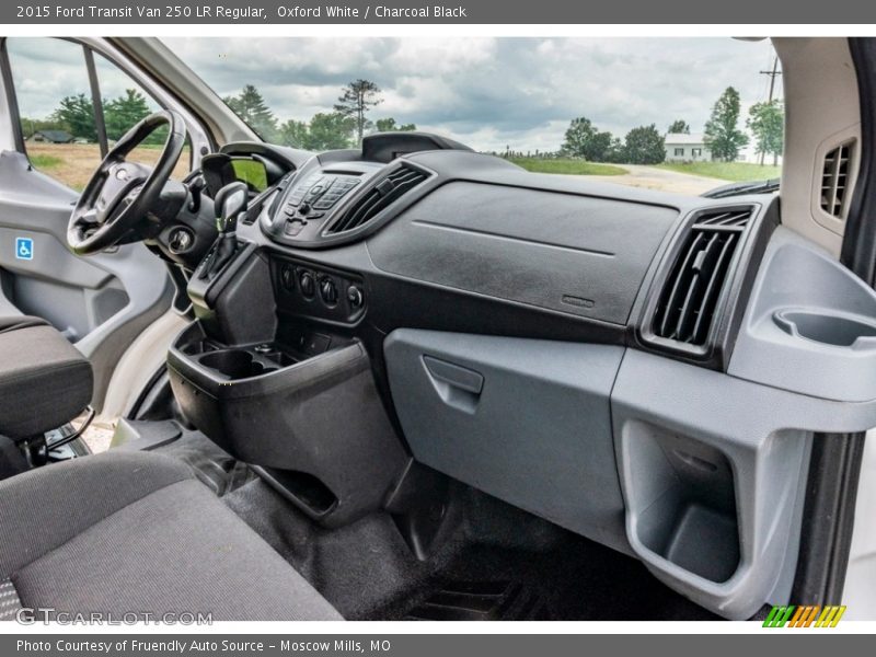 Oxford White / Charcoal Black 2015 Ford Transit Van 250 LR Regular