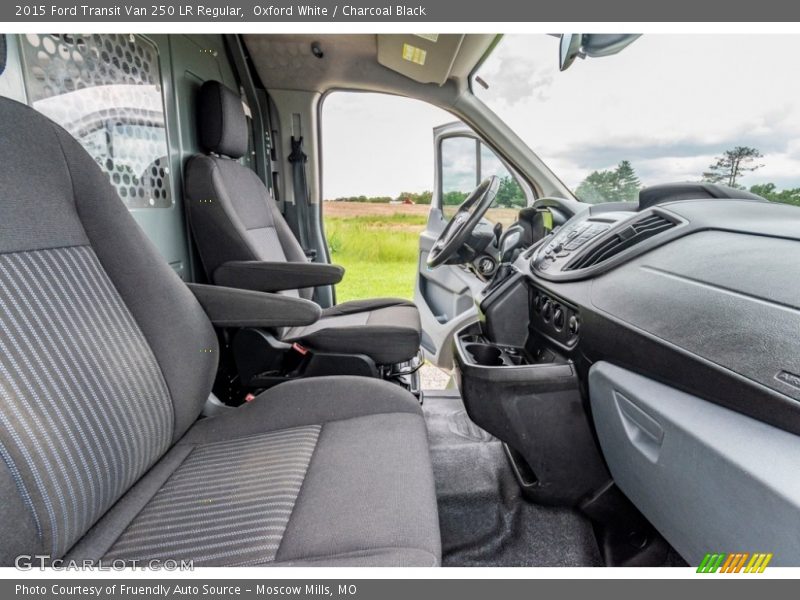 Oxford White / Charcoal Black 2015 Ford Transit Van 250 LR Regular