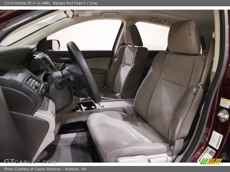 Basque Red Pearl II / Gray 2014 Honda CR-V LX AWD
