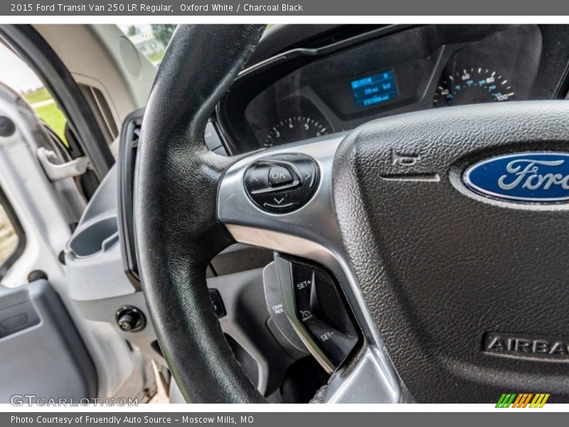 Oxford White / Charcoal Black 2015 Ford Transit Van 250 LR Regular