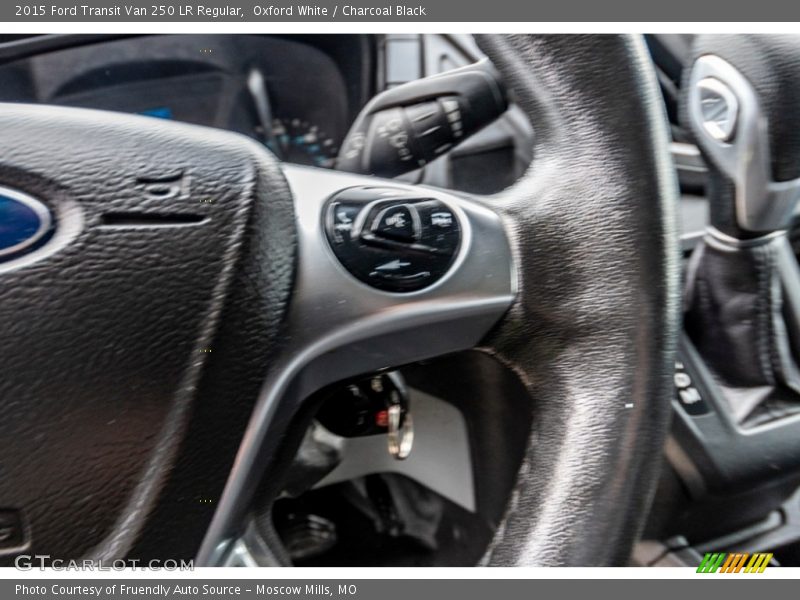 Oxford White / Charcoal Black 2015 Ford Transit Van 250 LR Regular