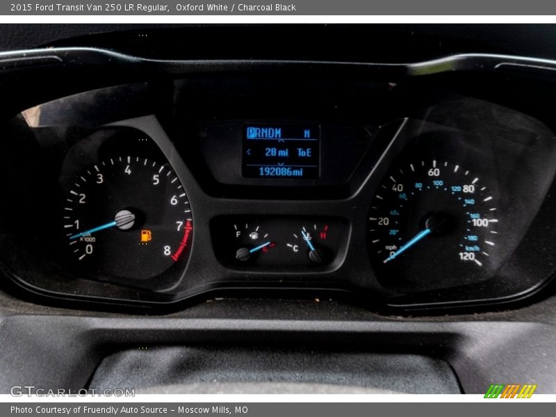 Oxford White / Charcoal Black 2015 Ford Transit Van 250 LR Regular