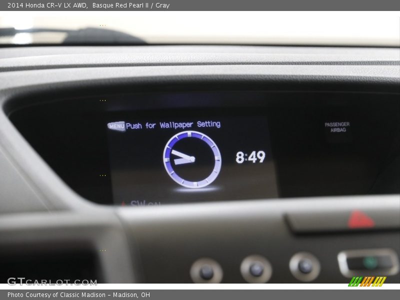 Basque Red Pearl II / Gray 2014 Honda CR-V LX AWD