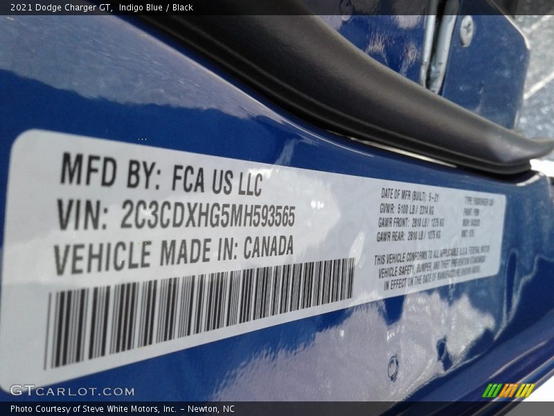 Indigo Blue / Black 2021 Dodge Charger GT