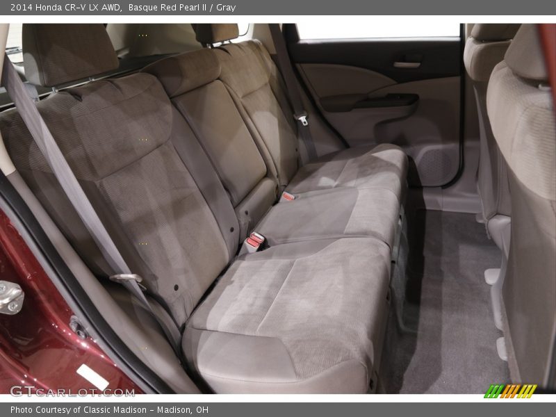 Basque Red Pearl II / Gray 2014 Honda CR-V LX AWD