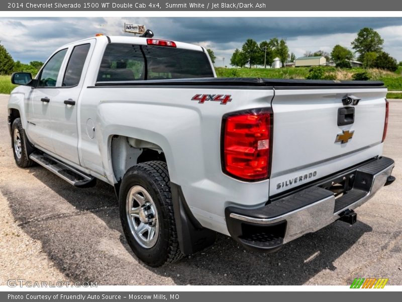 Summit White / Jet Black/Dark Ash 2014 Chevrolet Silverado 1500 WT Double Cab 4x4