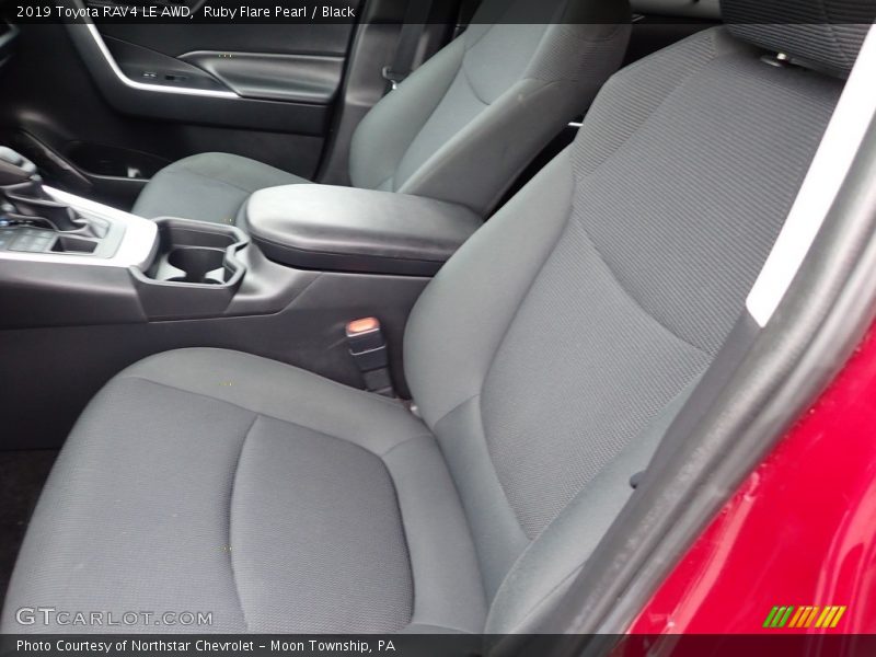 Ruby Flare Pearl / Black 2019 Toyota RAV4 LE AWD