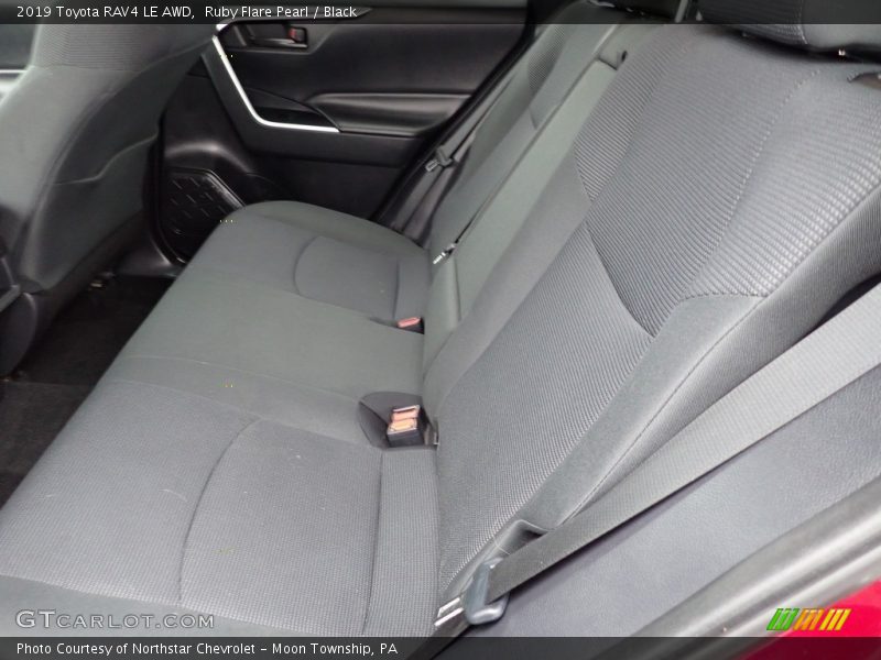 Ruby Flare Pearl / Black 2019 Toyota RAV4 LE AWD