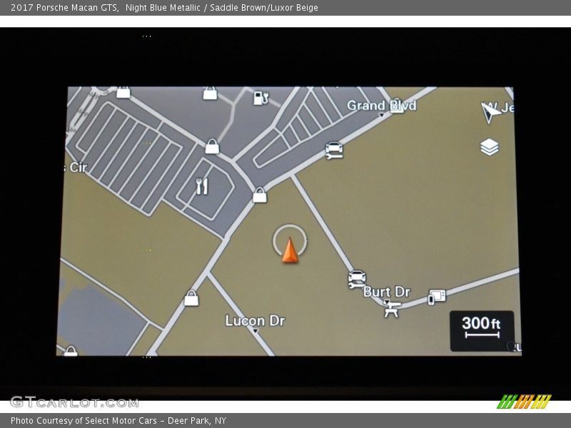 Night Blue Metallic / Saddle Brown/Luxor Beige 2017 Porsche Macan GTS