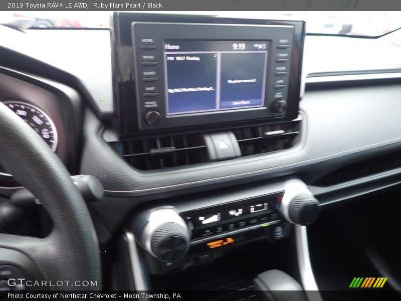 Ruby Flare Pearl / Black 2019 Toyota RAV4 LE AWD