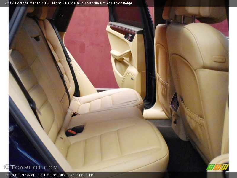 Night Blue Metallic / Saddle Brown/Luxor Beige 2017 Porsche Macan GTS