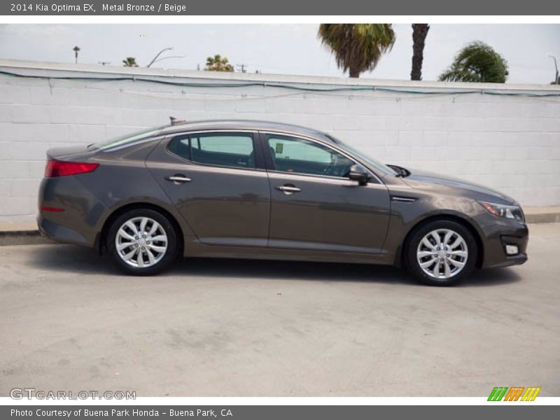 Metal Bronze / Beige 2014 Kia Optima EX