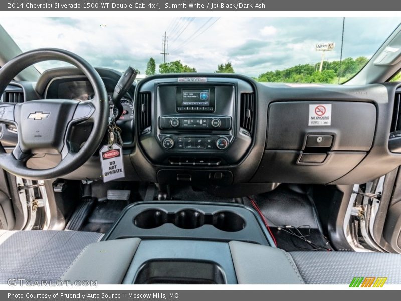 Summit White / Jet Black/Dark Ash 2014 Chevrolet Silverado 1500 WT Double Cab 4x4