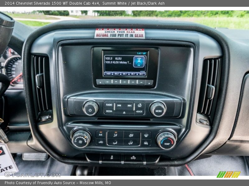 Summit White / Jet Black/Dark Ash 2014 Chevrolet Silverado 1500 WT Double Cab 4x4