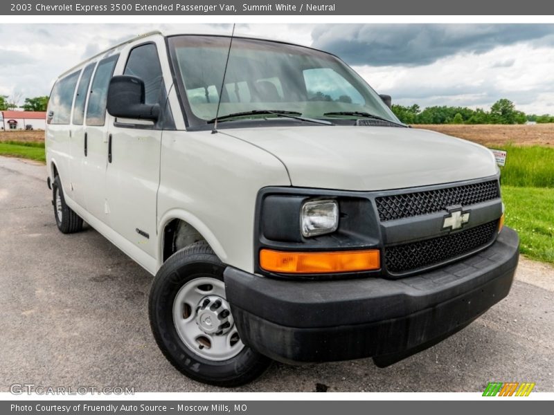  2003 Express 3500 Extended Passenger Van Summit White