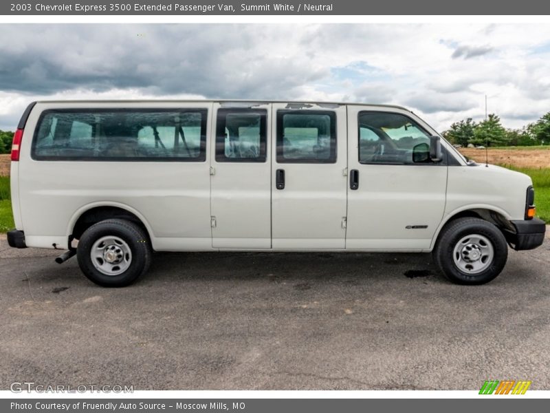  2003 Express 3500 Extended Passenger Van Summit White