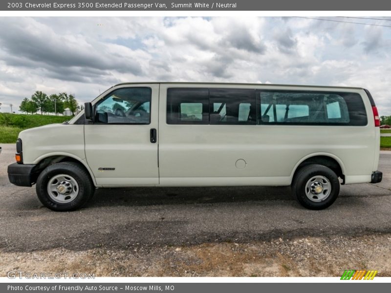  2003 Express 3500 Extended Passenger Van Summit White