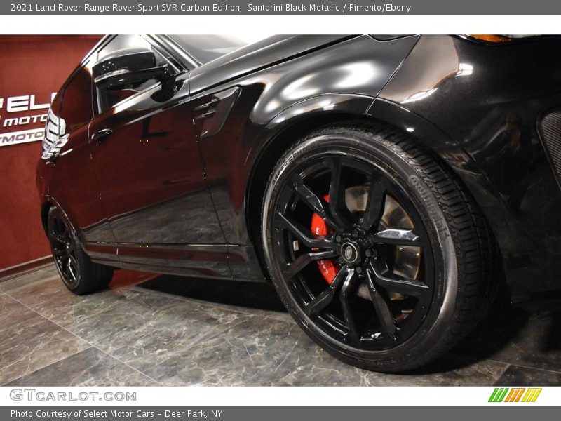 Santorini Black Metallic / Pimento/Ebony 2021 Land Rover Range Rover Sport SVR Carbon Edition