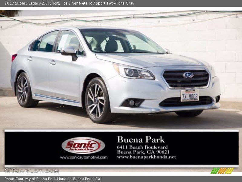 Ice Silver Metallic / Sport Two-Tone Gray 2017 Subaru Legacy 2.5i Sport