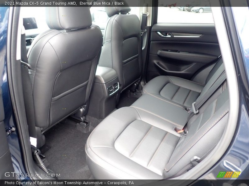 Eternal Blue Mica / Black 2021 Mazda CX-5 Grand Touring AWD
