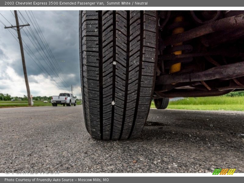 Summit White / Neutral 2003 Chevrolet Express 3500 Extended Passenger Van