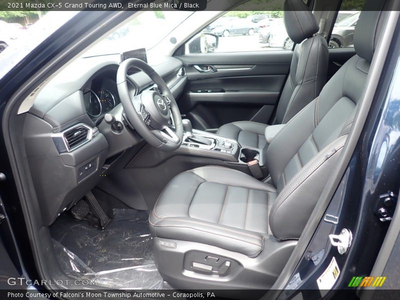 Eternal Blue Mica / Black 2021 Mazda CX-5 Grand Touring AWD