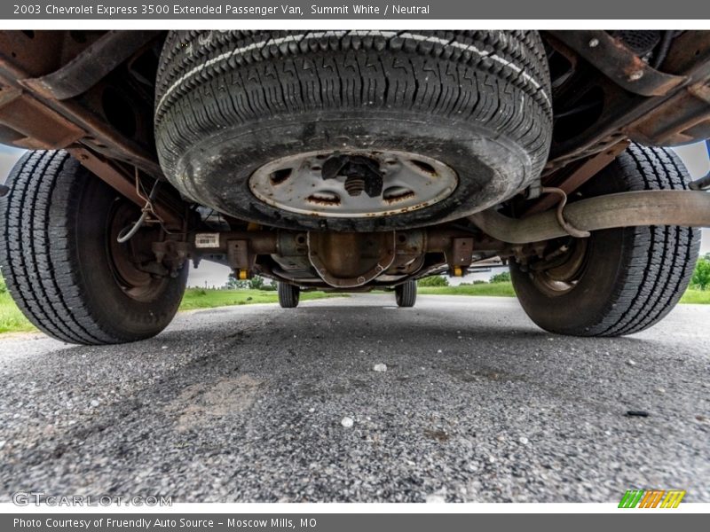 Summit White / Neutral 2003 Chevrolet Express 3500 Extended Passenger Van
