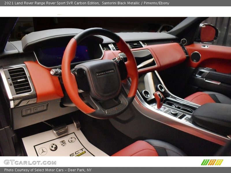 Santorini Black Metallic / Pimento/Ebony 2021 Land Rover Range Rover Sport SVR Carbon Edition