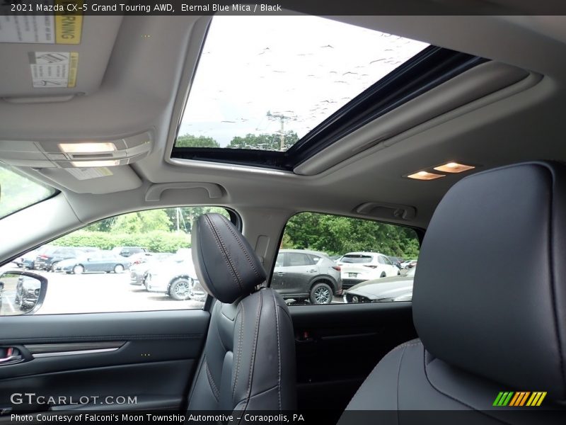 Eternal Blue Mica / Black 2021 Mazda CX-5 Grand Touring AWD