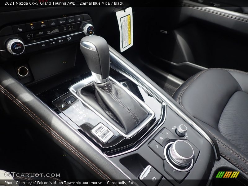 Eternal Blue Mica / Black 2021 Mazda CX-5 Grand Touring AWD