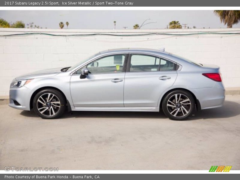 Ice Silver Metallic / Sport Two-Tone Gray 2017 Subaru Legacy 2.5i Sport