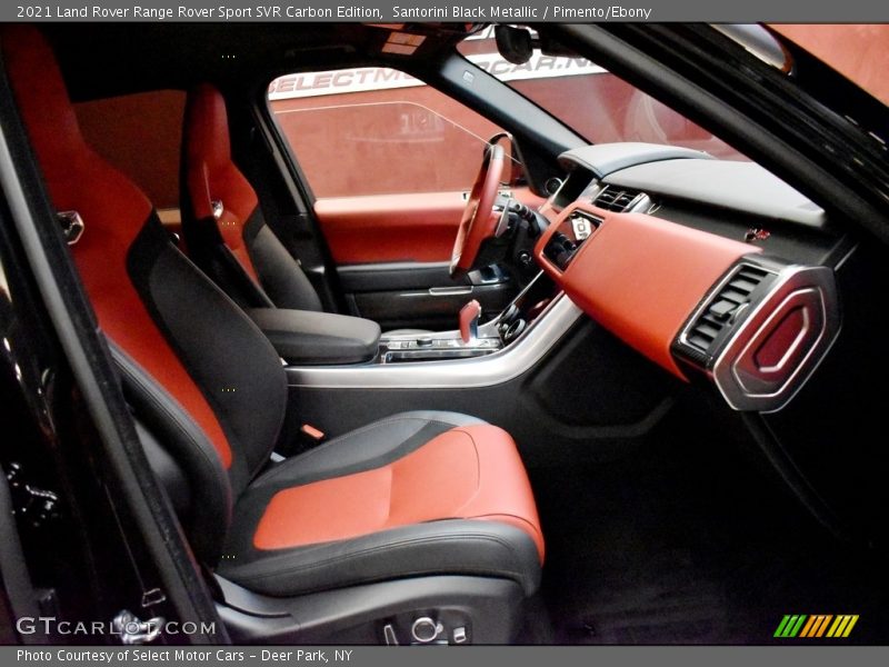 Front Seat of 2021 Range Rover Sport SVR Carbon Edition