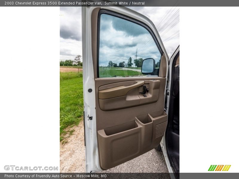 Door Panel of 2003 Express 3500 Extended Passenger Van