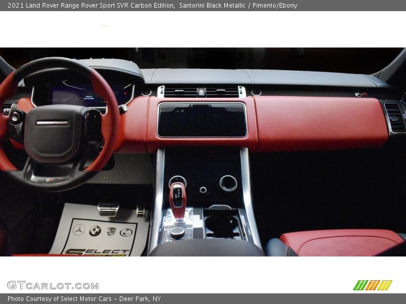 Dashboard of 2021 Range Rover Sport SVR Carbon Edition
