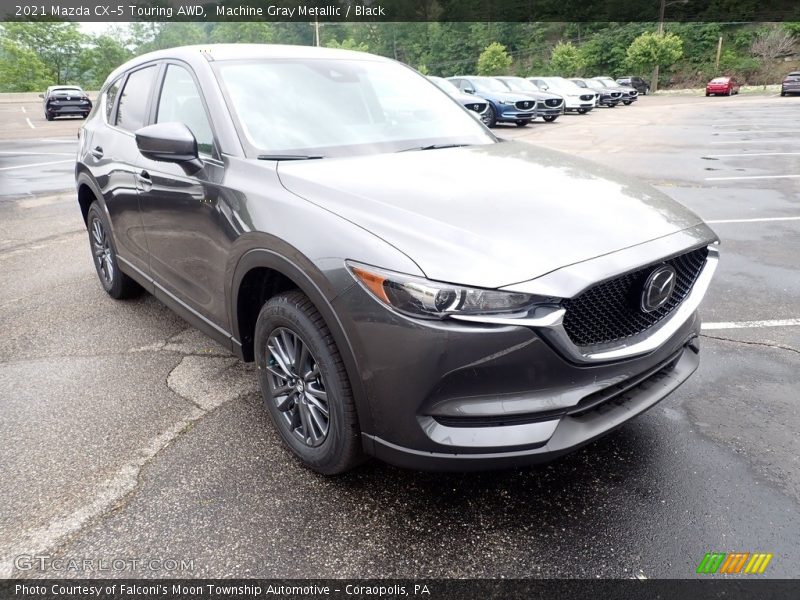 Machine Gray Metallic / Black 2021 Mazda CX-5 Touring AWD