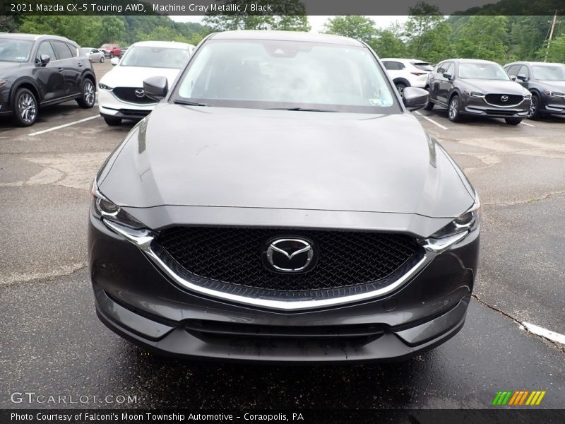 Machine Gray Metallic / Black 2021 Mazda CX-5 Touring AWD