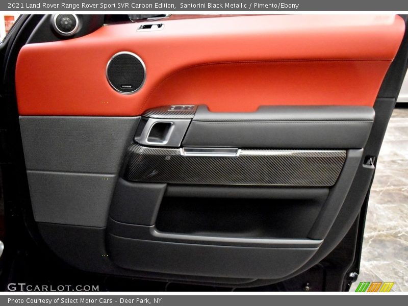 Door Panel of 2021 Range Rover Sport SVR Carbon Edition
