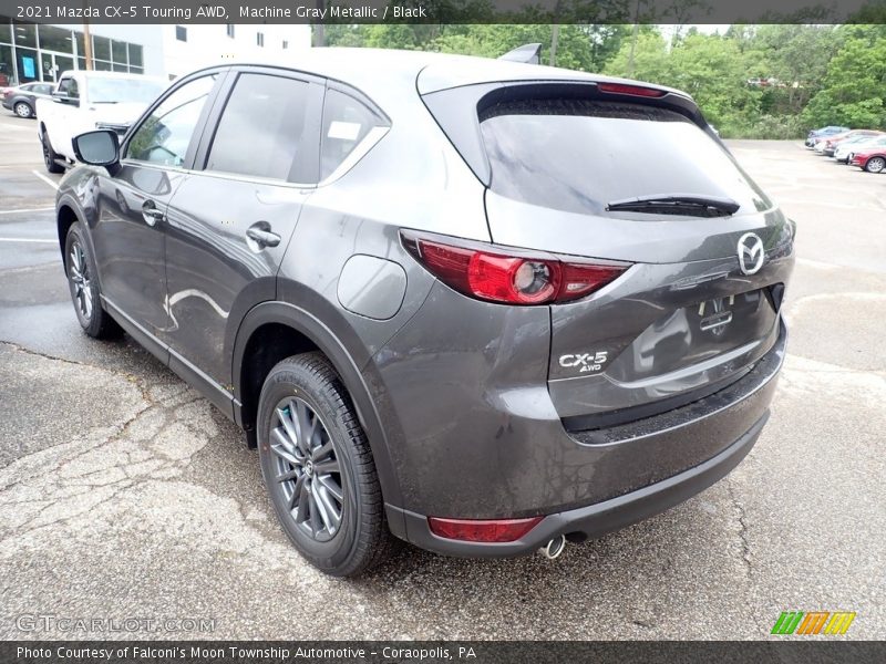 Machine Gray Metallic / Black 2021 Mazda CX-5 Touring AWD