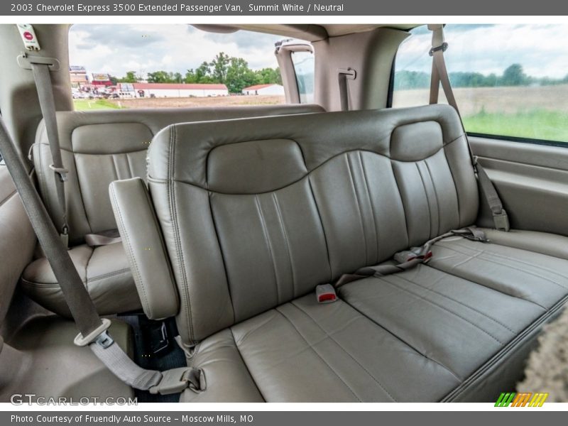Rear Seat of 2003 Express 3500 Extended Passenger Van